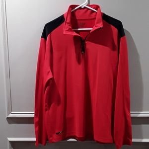 Mens Red Izod Athletic Shirt